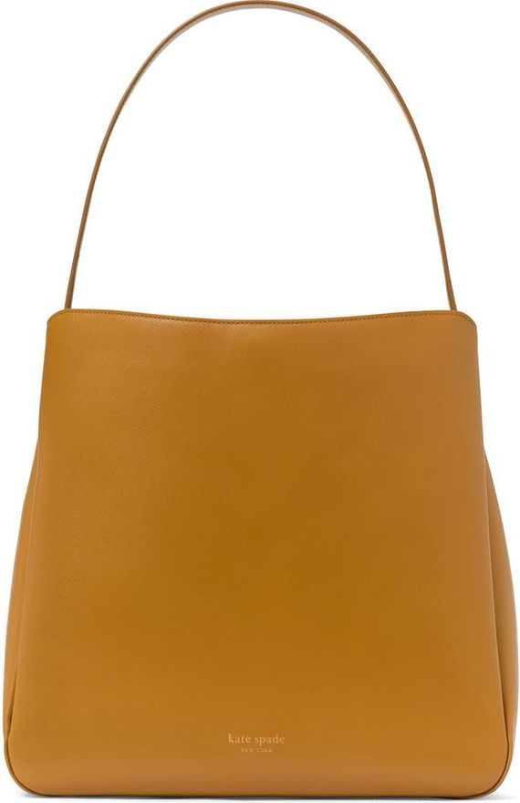 large grace leather shoulder bag in Curry at Nordstrom