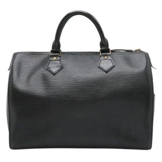 Louis Vuitton Pre-owned Handbags, female, Black, Size: ONE SIZE Pre-owned Epi Boston Bag