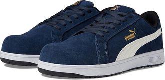 Puma Heritage Mens Navy Suede EH Composite Toe Safety Work Shoes KHD1539