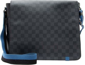 Louis Vuitton Black Damier Graphite District Pm Nm (Authentic Pre-Loved)
