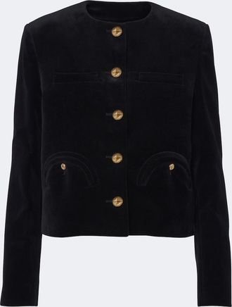 Blaz&eacute; Milano Blaz&eacute; Milano Shamo cotton velvet jacket