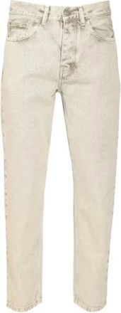 Carhartt Work in Progress Newel Pant - Heren - Regular Fit Jeans - Beige - W33 - Katoen - Jeans