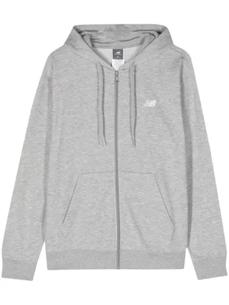New Balance Hoodie met geborduurd logo - Grijs