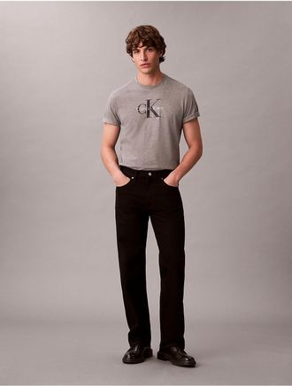 Calvin Klein Jeans Calvin Klein Mens Monologo Tee - Grey - XS
