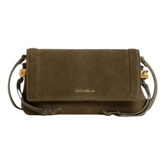 Coccinelle Bolso Mini Bandolera de Ante - Bags - Mujer - Verde - ONE SIZE