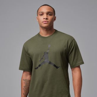 Nike Jordan Mens Jordan T-shirt in Green | IF5568-325