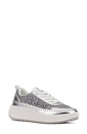 New York & Company Twyla Sneaker in Silver at Nordstrom Rack, Size 8.5
