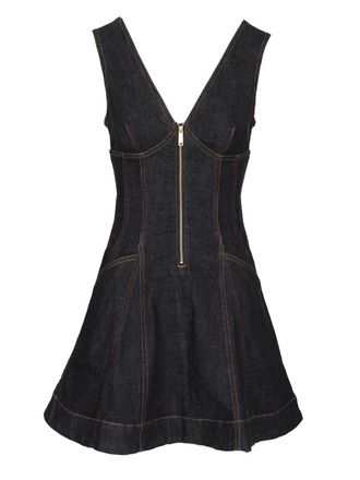 Self Portrait Mini Denim Dress