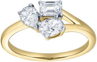 LuvMyJewelry Mysaria 14K Gold Lab Grown Diamond Ring - 1 Ct in 14K Yellow Gold at Nordstrom, Size 5.5
