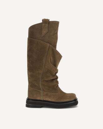 The Attico La Passeggiata suede Boots Female 40