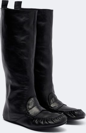 Acne Studios Botas alts Bojan de piel