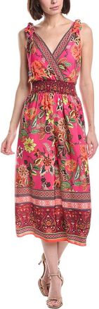 Eliza J Sleeveless Printed Midi Dress