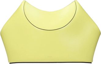 Givenchy Facet Clutch - Dames - Tassen - Geel - Maat: ONE Size Leer