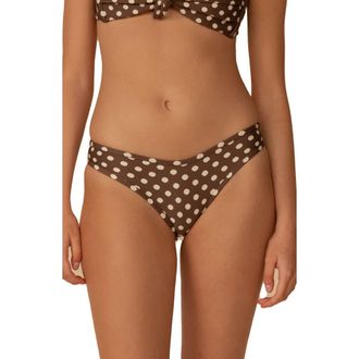 Montce Swim Vivian Lulu Polka Dot Bikini Bottoms at Nordstrom, Size X-Small