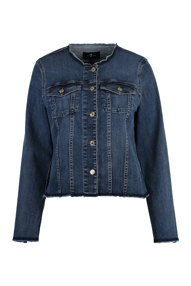 【7 For All Mankind】 Nellieオーバーサイズデニムジャケット Nellie Denim Jacket in Weekend | 7 For All Mankind