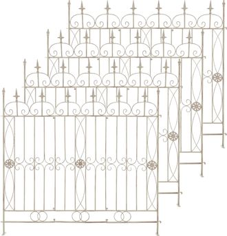 Clp Clp - Set De 4 Vallas De Jard&iacute;n Mangold Crema Antiguo