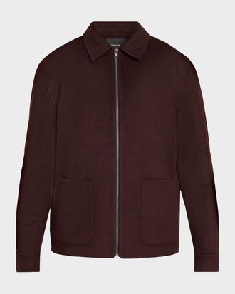 Vince Men & apos;s Splittable Wool Blend Full-Zip Jacket