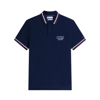 Tommy Hilfiger Heren, Tops, Blauw, Maat: M Katoen