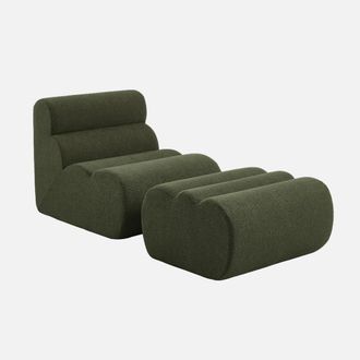 Sweeek Sill&oacute;n Envasado Al Vac&iacute;o De Borreguito Texturizado Con Reposapi&eacute;s