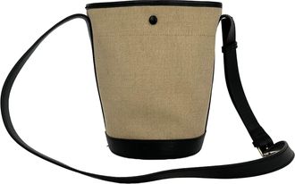 A.P.C. A. P.C. Helene Bucket Bag in Beige Jute Canvas