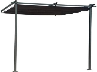 Habitat & Jardin P&eacute;rgolas gris 295 x 290 x 220 cm