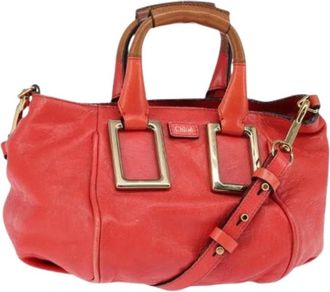 Chlo&eacute; Pre-owned Handbags, female, Red, Size: ONE SIZE Pre-owned Hand Bag