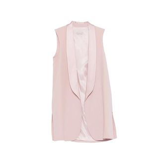 Antonelli Blazers, female, Pink, Size: XS Shawl Collar Waistcoat