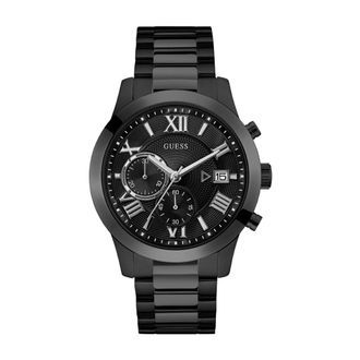 Guess Atlas Chrono Watch - Heren - Accessoires - Zwart - Maat: ONE Size