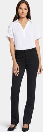 NYDJ Slimme Broek in Ponte Knit | Zwart