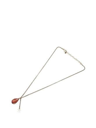 Chanel Collana CC placcata oro con pendente a forma di ghianda 2008