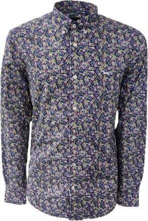 Harmont & Blaine Cnj 026012426801 - Heren - Casual Overhemden - Blauw - S - Overhemden