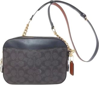 Coach Pre-owned Cross Body Bags, female, Blue, Size: ONE SIZE Pre-owned Shoulder Bag