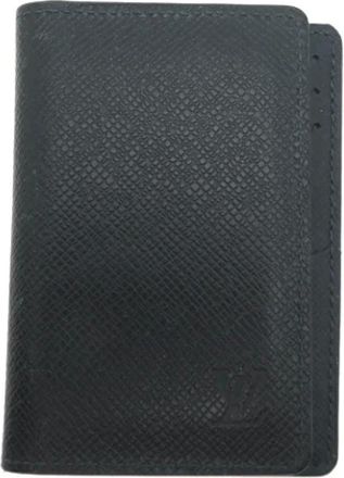 Louis Vuitton Pre-owned Wallets, male, Blue, Size: ONE SIZE Pre-owned Taiga Wallet