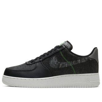 Nike Air Force 1 07 LV8 Recycled Wool Pack - Black Electric Green CV1698-001