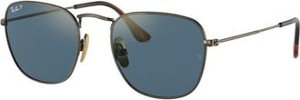 Ray-Ban RB8157 Frank Polarized 9207T0 Mens Sunglasses Gold Size 51