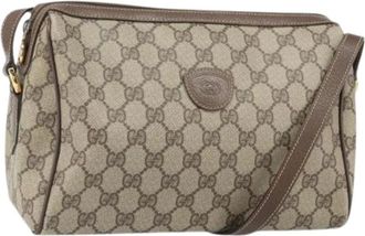 Gucci Pre-owned Cross Body Bags, female, Beige, Size: ONE SIZE Pre-owned Vintage Crossbody Bag