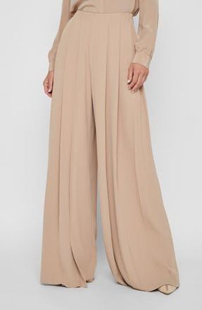 L'agence Nova Pleated Wide Leg Pants in Cappuccino at Nordstrom Rack, Size 18 (Similar To 18W-20W)
