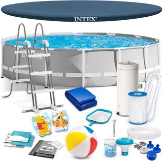 OEM Piscina De Jard&iacute;n Con Estructura De 427 X 107 Cm 17 En 1 Intex 26720