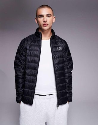 Emporio Armani Armani - EA7 - Giacca imbottita leggera nera-Nero