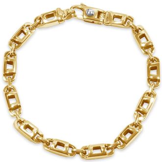 Pompeii3 Mens Marine Link 14k Gold (33gram) or Platinum (53gram) 6mm Bracelet 8.5