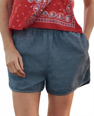 The Great. Dolphin Pull-On Shorts In Shoreline Wash
