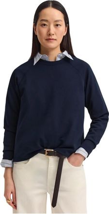 Bugatti Hoodies & sweatvesten, Dames, Blauw, L, Sportieve Raglan Sweater