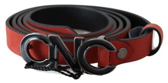 Costume National Cnc Logo Leren Riem