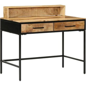 vidaXL Mesa Consola Marr&oacute;n 100 X 55 X 75 Cm Madera Maciza De Mango Vidaxl