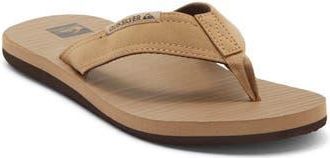 Quiksilver Carving Flip Flop in Tan at Nordstrom Rack, Size 13