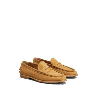 Tod's Womens Yellow Rubber Loafers With Pebbles Neutrals Calfskin: 100