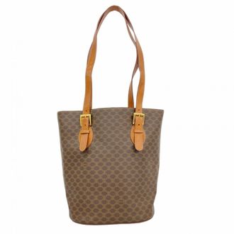 Celine Brown Pvc Tote Bag (Pre-Owned)