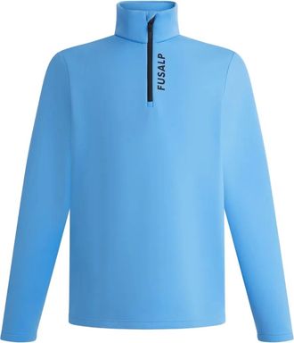 Fusalp Timothy zip long-sleeve ski top - men - Polyester/Polyurethane - L - Blue