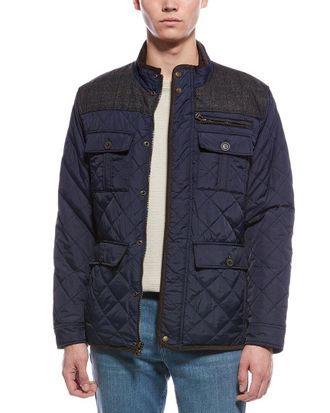 Cole Haan Diamond Quilt Barn Jacket