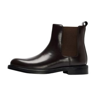 Selected Bobby Leather Chelsea Boot - Shoes - Hombre - Marr&oacute;n - 41 EU